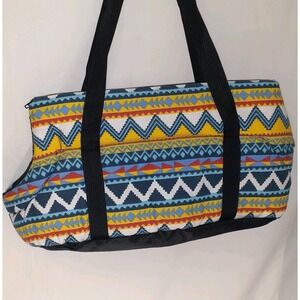 Colorful Pet Carrier‎ Bag Zip Closure Double Handle 15x8x6